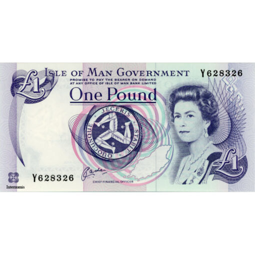 Isle of Man - 1 Pound ND (1983) , (P.40b) Erh. UNC