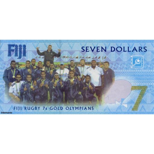 Fiji Inseln - 7 Dollars 2016(2017) , (P.neu) Erh. UNC – Bild 2