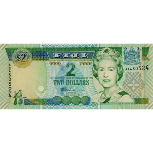 Fiji  - 2 Dollars ND (2002) , (P.104a) Erh. UNC