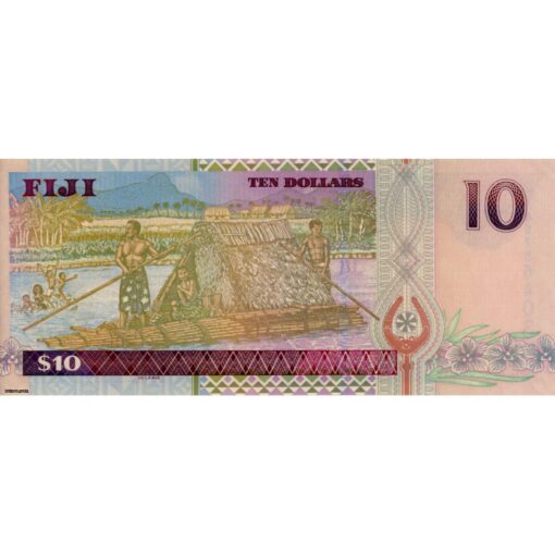 Fiji  - 10 Dollars ND (2002) , (P.106a) Erh. UNC – Bild 2