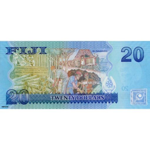 Fiji  - 20 Dollars ND (2013) , (P.117) Erh. UNC – Bild 2