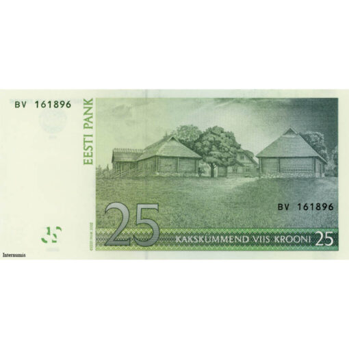 Estland - 25 Krooni 2002 , (P.84a) Erh. UNC – Bild 2