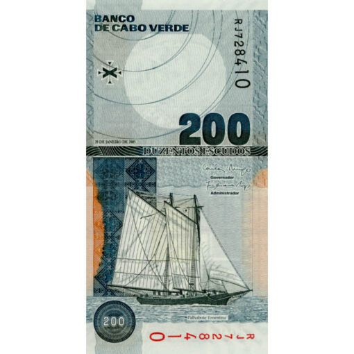 Kap Verden  - 200 Escudos 2005, (P.68a) Erh. UNC