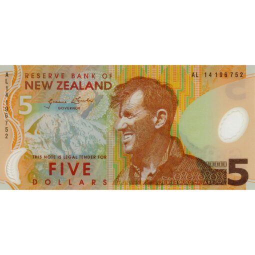 Neuseeland - 5 Dollars (20)14 (P.185b) Erh. UNC