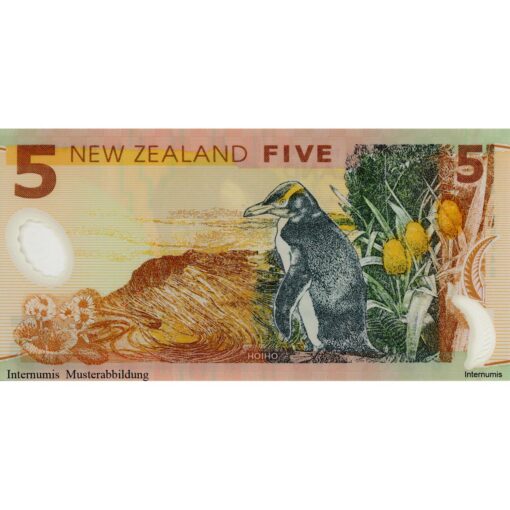 Neuseeland - 5 Dollars (20)14 (P.185b) Erh. UNC – Bild 2