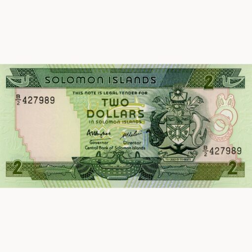 Solomon Island - 2 Dollars 1986, (P.13) Erh. UNC