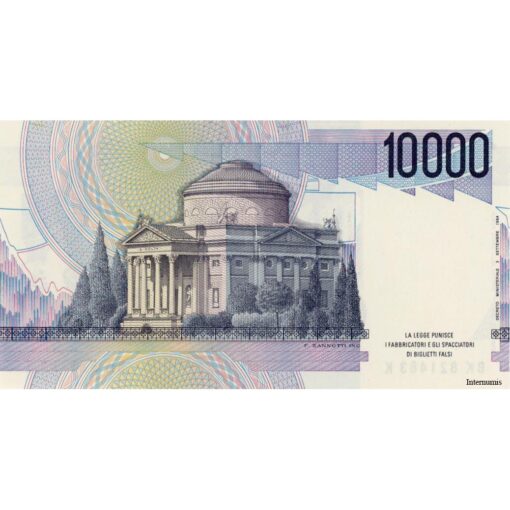 Italien - 10.000 Lire 3.9.1984, (P.112d) Erh. UNC – Bild 2