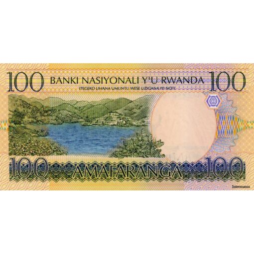 Ruanda - 100 Francs 1.09.2003, (P.29b) Erh. UNC – Bild 2