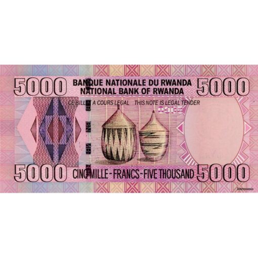 Ruanda - 5000 Francs 1.04.2004, (P.33b) Erh. UNC – Bild 2