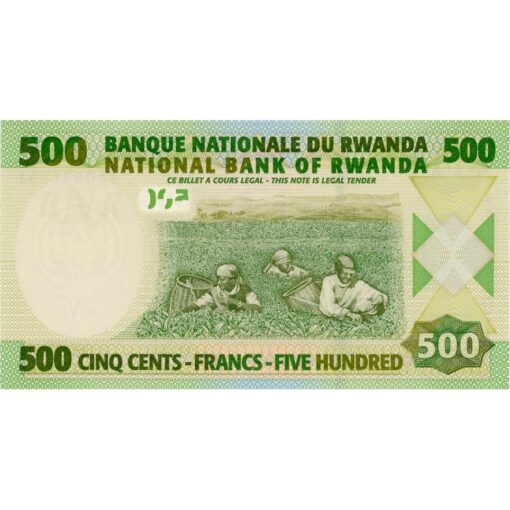 Ruanda - 500 Francs 1.02.2008, (P.34) Erh. UNC – Bild 2