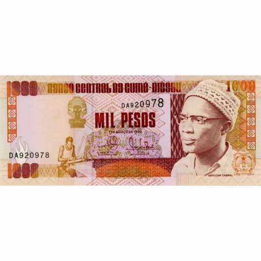 Guinea - Bissau - 1000 Pesos 1990, (P.13a) Erh. UNC