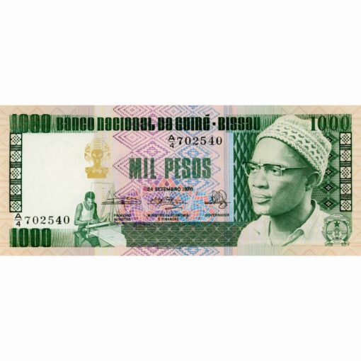 Guinea - Bissau - 1000 Pesos 1978, (P.8b) Erh. UNC