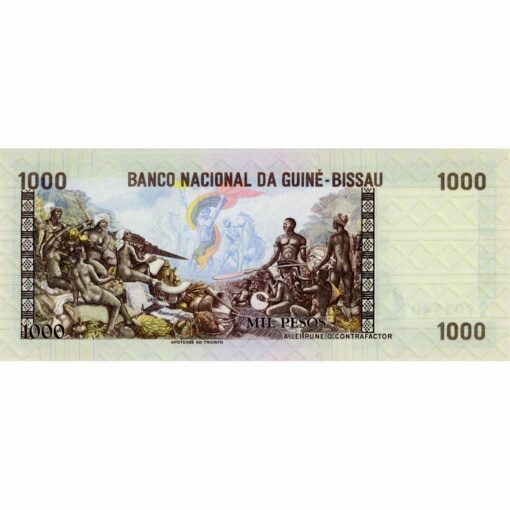 Guinea - Bissau - 1000 Pesos 1978, (P.8b) Erh. UNC – Bild 2