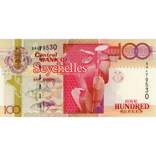 Seychellen - 100 Rupees ND(1998), (P.39) Erh. UNC