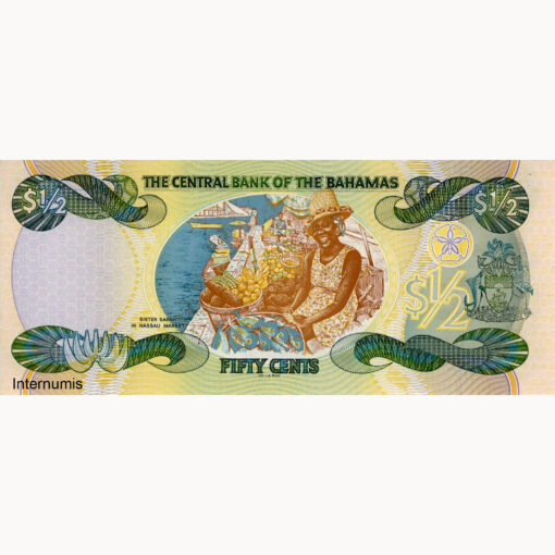 Bahamas - 50 Cents 2001, (P.68) Erh. UNC – Bild 2