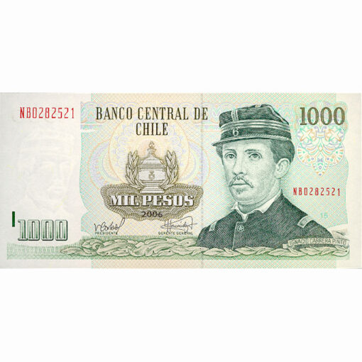 Chile - 1000 Pesos 2006, (P. 154g) Erh. UNC