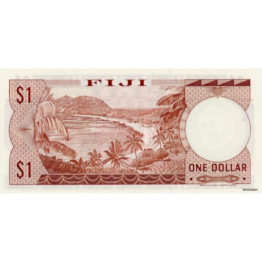 Fiji  - 1 Dollar ND (1974), (P.71b) Erh. UNC – Bild 2