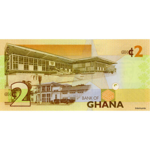 Ghana - 2 Cedis  2010, (P.37Aa) Erh. UNC – Bild 2