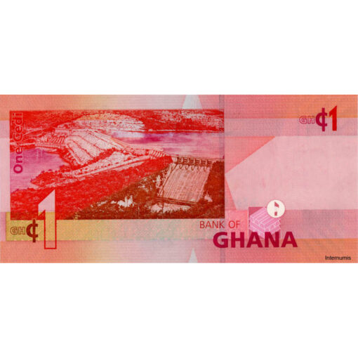 Ghana - 1 Cedi  1.7.2007, (P.37a) Erh. UNC – Bild 2