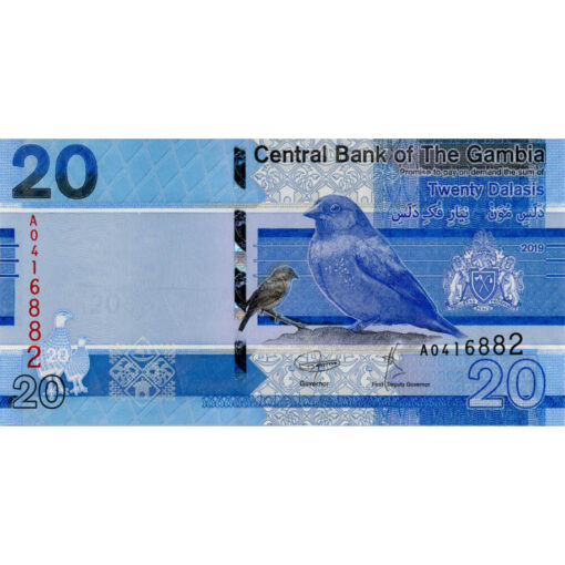 Gambia - 20 Dalasis 2019, (P.39a) Erh. UNC