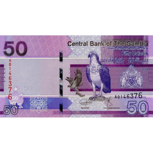 Gambia - 50 Dalasis 2019, (P.40a) Erh. UNC