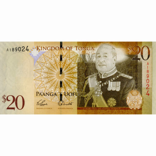 Tonga - 20 Pa`anga ND(2009), (P.41a) Erh. UNC