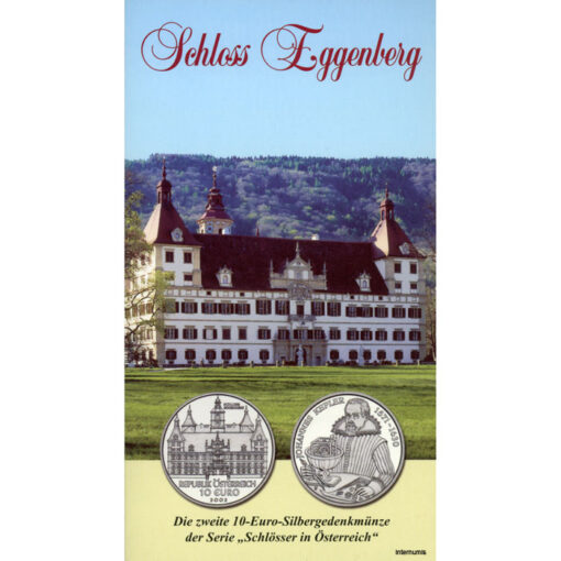 10 Euro 2002, **Schloss Eggenberg**, (ANK /KM.3099) Erh. hgh/Blister