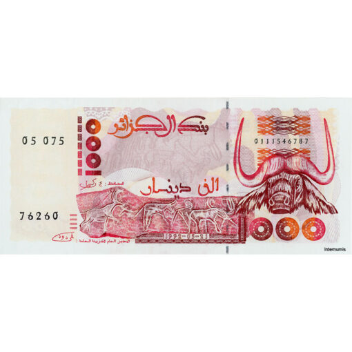 Algerien - 1000 Dinars 21.05.1992, (P.140a) Erh. UNC