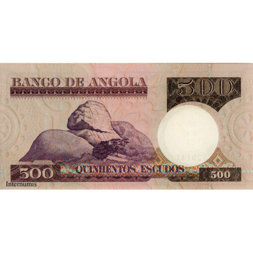 Angola - 500 Escudos 10.6.1973, (P.107) Erh. UNC – Bild 2