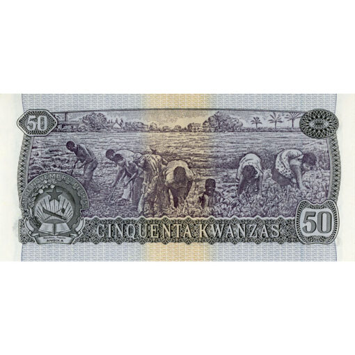 Angola - 50 Kwanzas 11.11.1976, (P.110) Erh. UNC – Bild 2