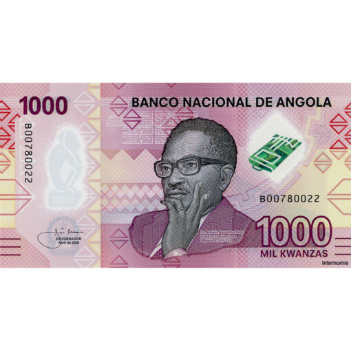 Angola - 1000 Kwanzas 4.2020, (P.W162) Erh. UNC