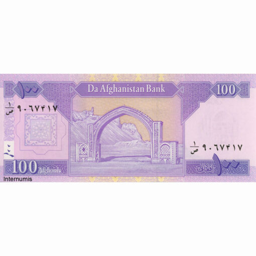 Afghanistan  - 100 Afghanis SH 1381 (2002), (P. 70a) Erh. UNC – Bild 2