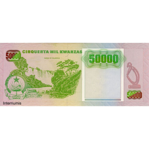 Angola - 50.000 Kwanzas 4.2.1991, (P.132) Erh. UNC – Bild 2