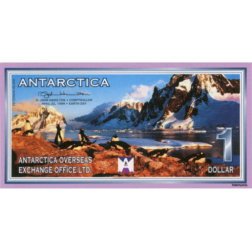 Antarctica - 1 Dollar  22.4.1999, (P.) Erh. UNC