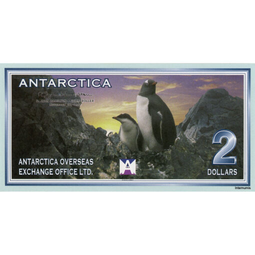 Antarctica - 2 Dollars  28.11.1999, (P.8) Erh. UNC