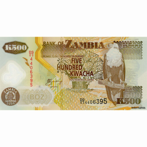 Sambia - 500 Kwacha 2006, (P.43e) Erh. UNC