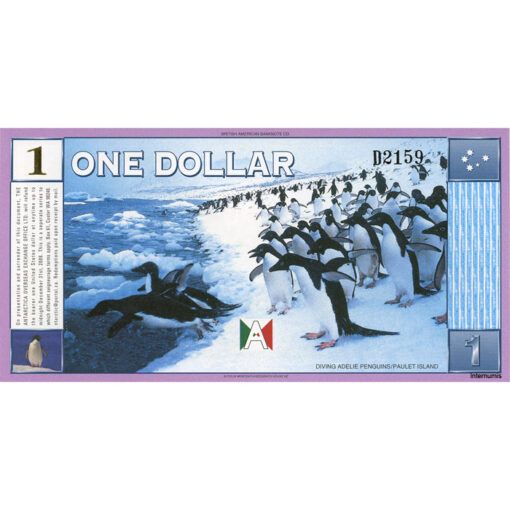 Antarctica - 1 Dollar  22.4.1999, (P.) Erh. UNC – Bild 2