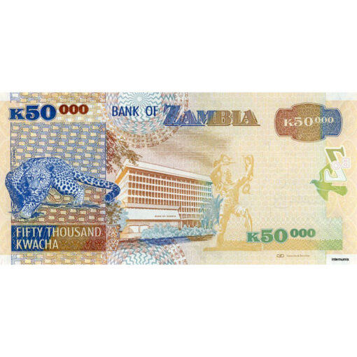 Sambia - 50.000 Kwacha 2012, (P.48h) Erh. UNC – Bild 2