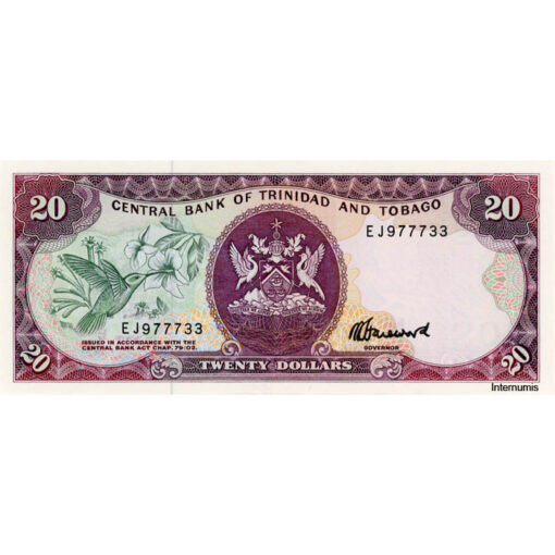 Trinidad & Tobago - 20 Dollars ND(1985), (P.39c) Erh. UNC