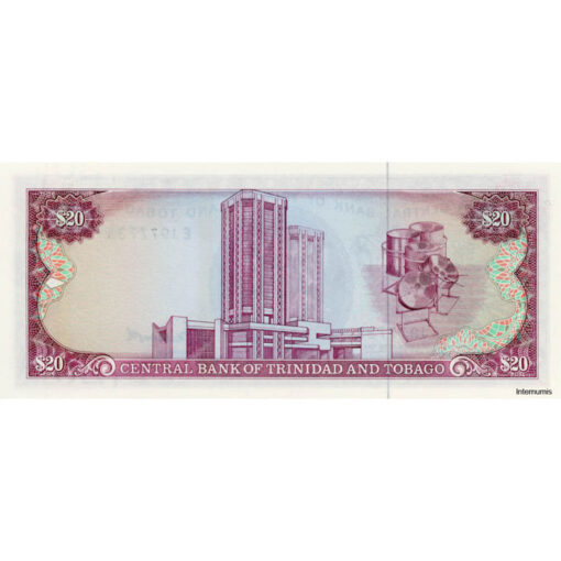 Trinidad & Tobago - 20 Dollars ND(1985), (P.39c) Erh. UNC – Bild 2