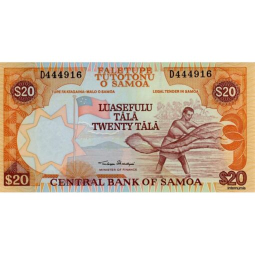 Samoa - 20 Tala ND (2002), (P.35a) Erh. UNC