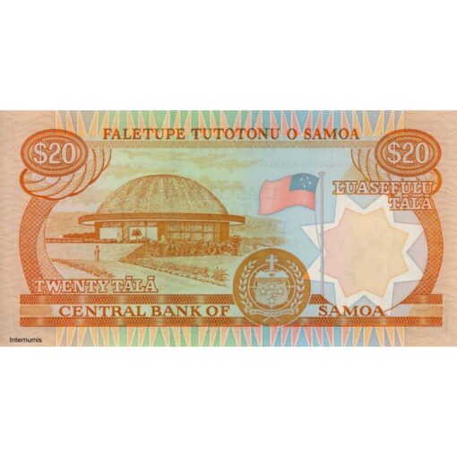 Samoa - 20 Tala ND (2002), (P.35a) Erh. UNC – Bild 2